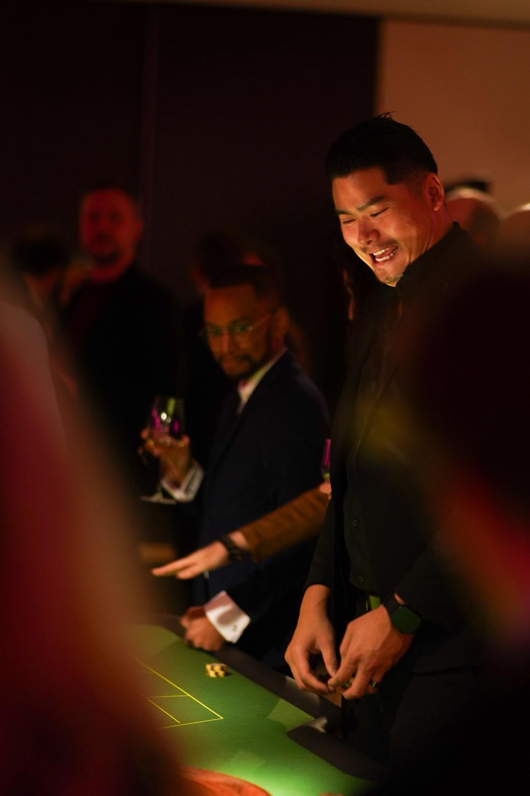 Animation casino entreprise à Paris — table de roulette anglaise